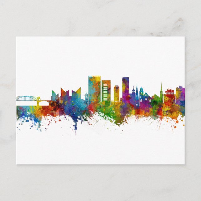 Chattanooga Tennessee Skyline Postcard (Front)