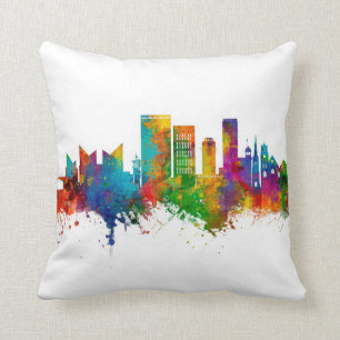 Chattanooga Tennessee Skyline Throw Pillow