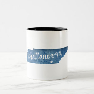 Chattanooga Tennessee Two-Tone Coffee Mug
