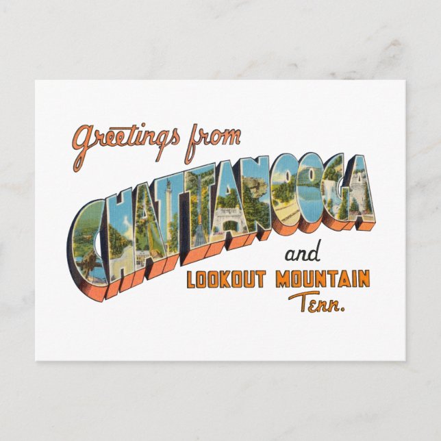 Chattanooga TN Postcard (Front)