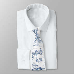 Chattanooga Toile Blue Tie