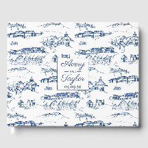 Chattanooga Toile Navy and White Wedding