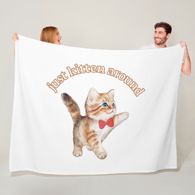 chatte juste autour de la couverture (En situation)