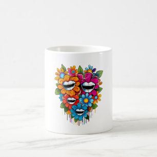 Chatty Blossoms Taza Coffee Mug