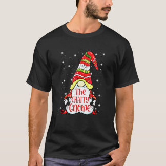 Chatty Gnome Family Matching Christmas     T-Shirt