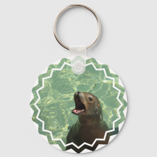 Chatty Sea Lion Keychain (Front)