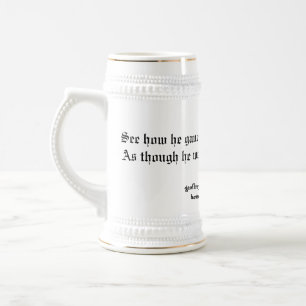 Chaucer Blog: Dronken Stein! Beer Stein