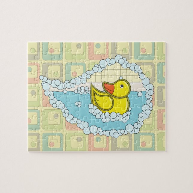 Chaucer le Puzzle de canard en caoutchouc (Horizontal)