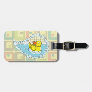 Chaucer the Rubber Duck Luggage Tag