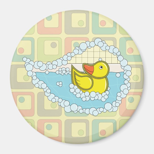 Chaucer the Rubber Duck Magnet (Front)