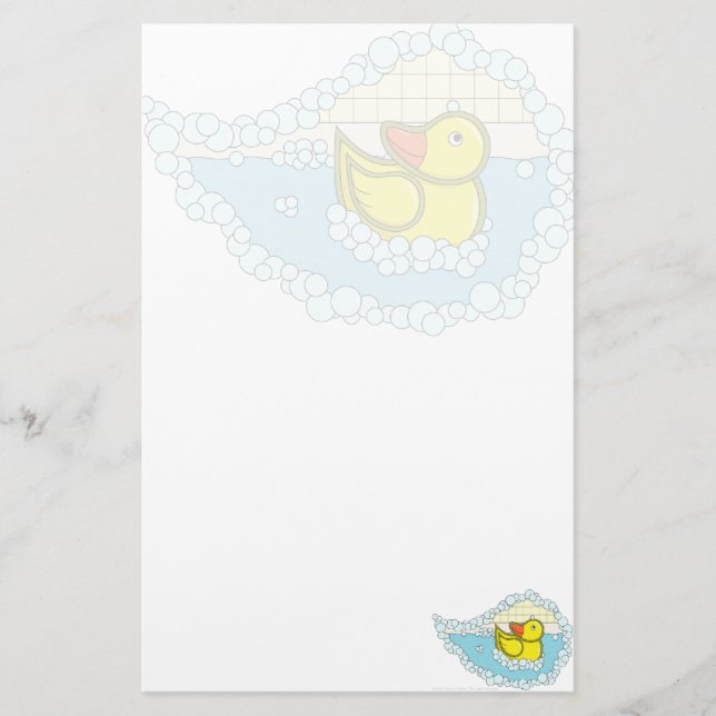 Chaucer the Rubber Duck Stationery (Front)