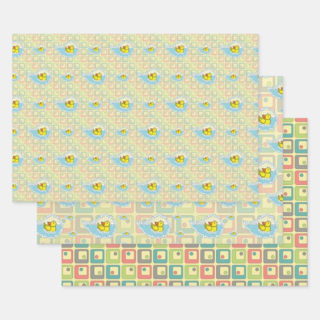Chaucer the Rubber Duck Wrapping Paper Set (Set)
