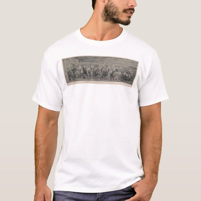 Chaucer's Canterbury Pilgrims (1219) T-Shirt (Front)