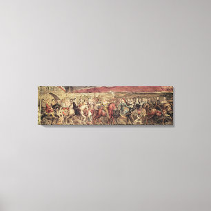 Chaucer's Canterbury Pilgrims Canvas Print