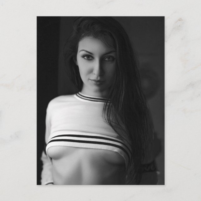Chaud ! Mannequin glamour B&W Photo  Carte postale (Devant)