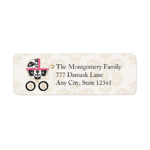 CHAUD ROSE NOIR DOMMASQUE BÉBÉ CARRIÈRE RENVOI ADR