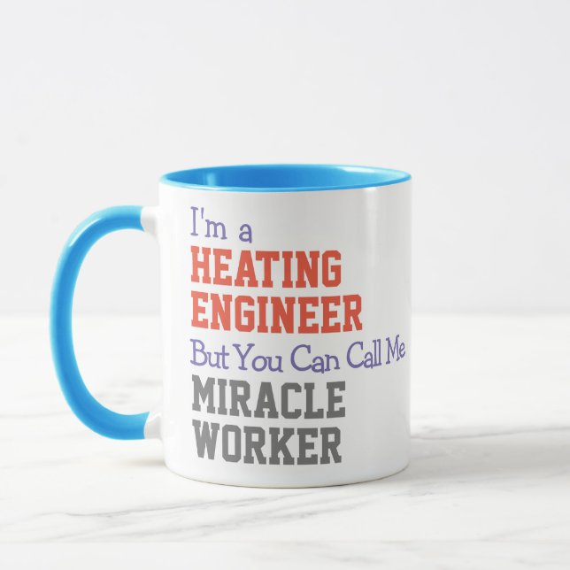 Chauffage Ingénieur Miracle Worker Mug (Gauche)