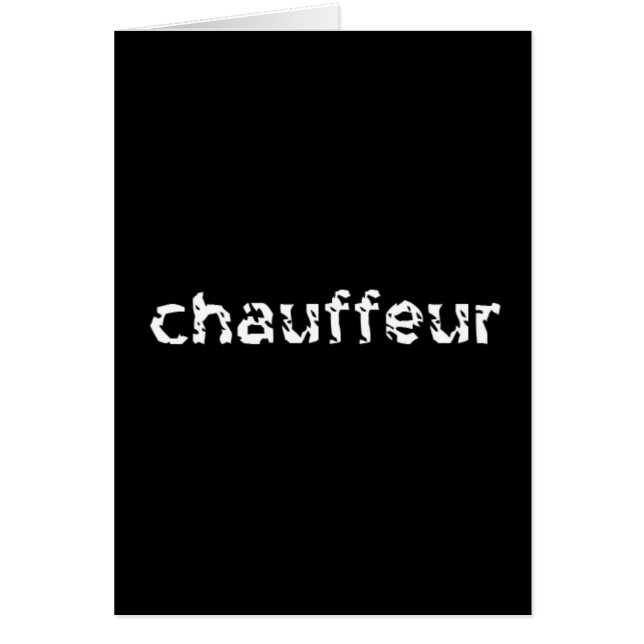 Chauffeur (Devant)