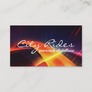 Chauffeur Taxi Cab Driver Transportation Business Card