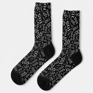 Chaussette 105e anniversaire Black Random Number Chaussettes 