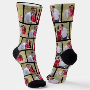 Chaussette 3 Collage de photos Créez votre propre