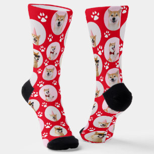 Chaussette 4 Collage photo Faites votre propre chien amusant 