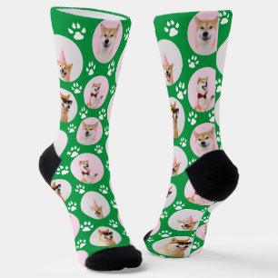 Chaussette 4 Collage photo Faites votre propre chien amusant