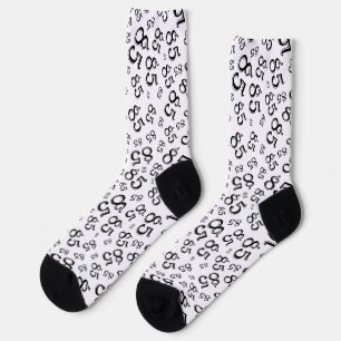 Chaussette 85e anniversaire Noir Random Numéro Motif