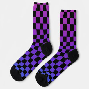 Chaussette à damiers Chaussettes d'équipage