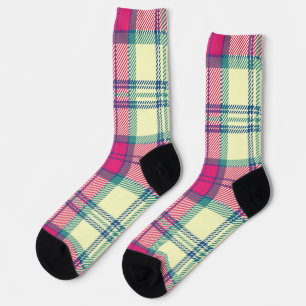 Chaussette à damiers motif