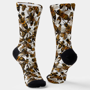 Chaussette Abeilles Jaunes
