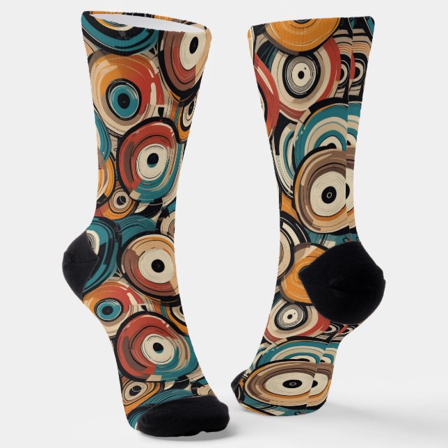 Chaussette Abstract Records Crew Socks (Angulaire)