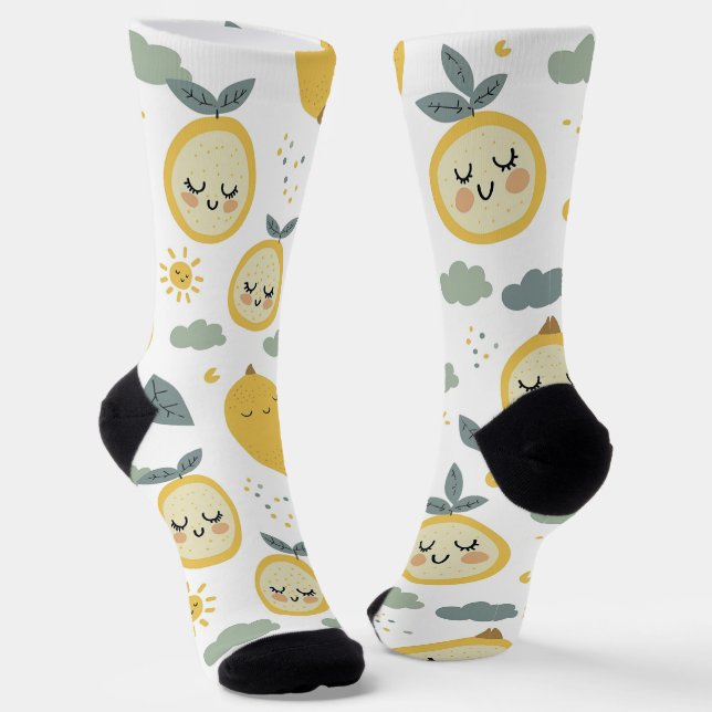 Chaussette Adorable Boho Lemon (Angulaire)