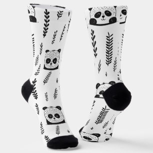 Chaussette Adorable Ours De Panda Scandinave