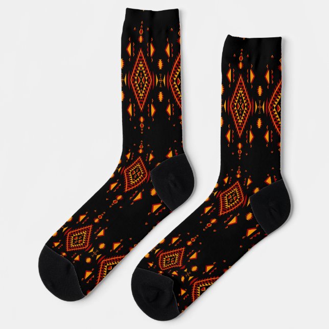 Chaussette African Wax Print Africa (Gauche)