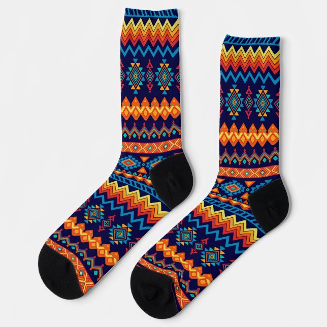 Chaussette African Wax Print Africa Kente Afri Ankara (Gauche)