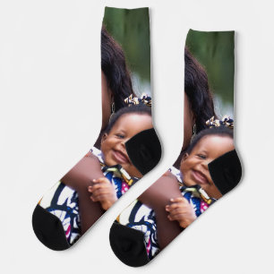 Chaussette Ajouter une photo de bébé Personnaliser