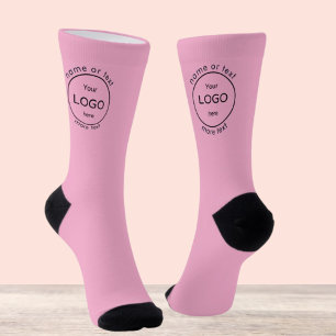 Chaussette Ajoutez le logo de votre entreprise de commerce lé