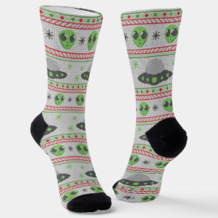 Chaussette Alien Vilain Sweat de Noël