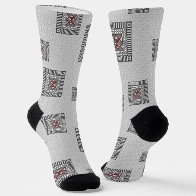 Chaussette Alternatif géométrique (Angulaire)