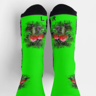 Chaussette Amanita Muscaria - Premium Crew Sock