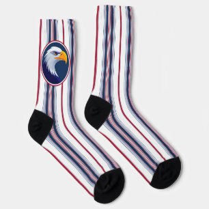 Chaussette American Bald Eagle et Patriotic Pencil