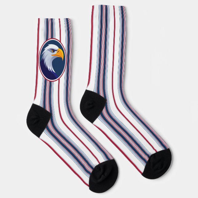 Chaussette American Bald Eagle et Patriotic Pencil (Droite)