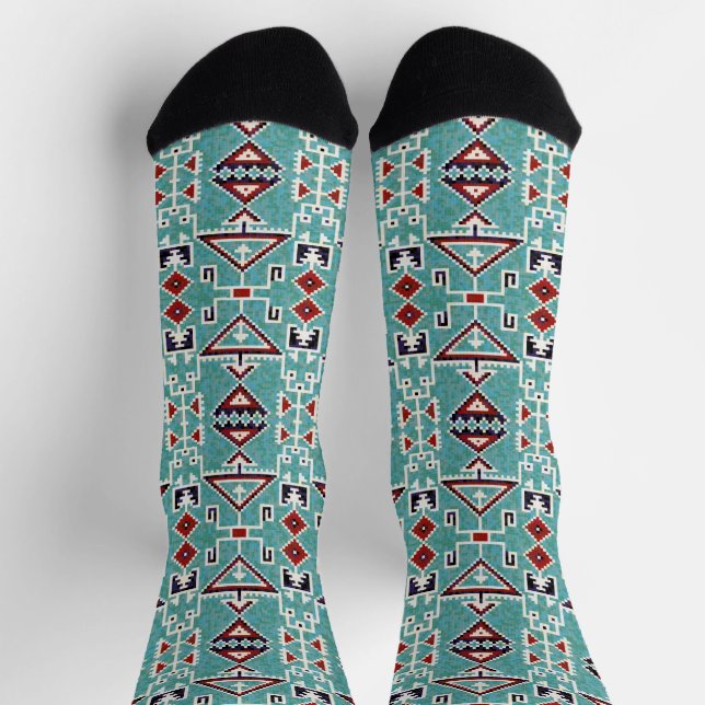 Chaussette Amérindiens Navajo Motif (Haut)