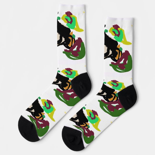 Chaussette Amour Citrouille (Gauche)