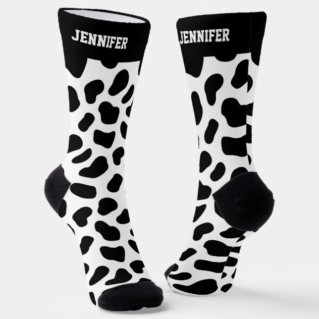 Chaussette Amoureux des chiens Motif local de Dalmatie mignon (Angulaire)