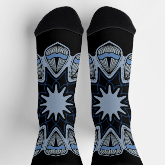 Chaussette Amusant Avec Chaussettes Bleues Crew
