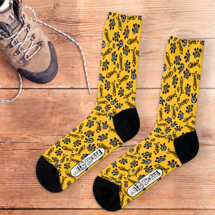 Chaussette Amusants Chats Mignons Kawaii Orange Amoureux