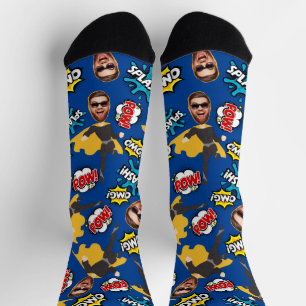 Chaussette Amusants et amusants pour les Chaussettes Face Sup