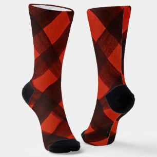 Chaussette Amusants Plaid En vichy Joyeux Noël